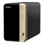 QNAP TS-264 NAS Tower Intel® Celeron® N5095 8 Go 0 To QNAP QTS Noir, Or