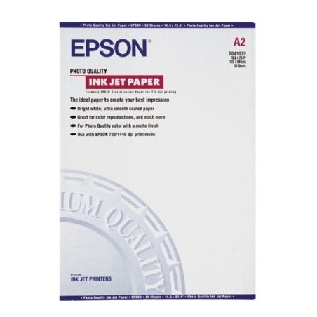 Epson Pap Couché Qual Photo A2 (30f. 102g)