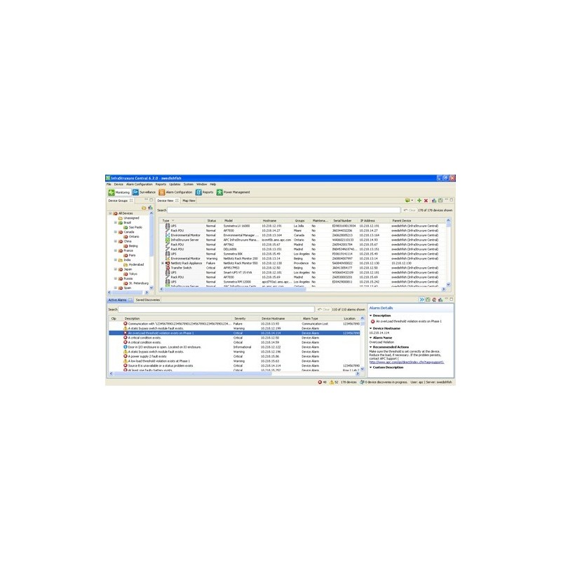 APC StruxureWare Data Center Expert, licence pour 100 nœuds uniquement - Professionnels APC StruxureWare Data Center Expert, licence pour 100 nœuds uniquement - Professionnels
