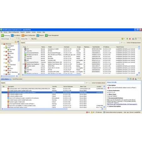 APC StruxureWare Data Center Expert, licence pour 100 nœuds uniquement - Professionnels