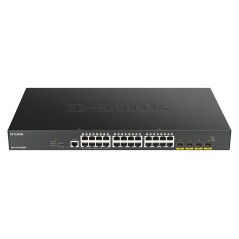 D-Link DGS-1250-28XMP Géré L3 Gigabit Ethernet (10 100 1000) Connexion Ethernet, supportant l'alimentation via ce port (PoE)