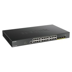 D-Link DGS-1250-28XMP Géré L3 Gigabit Ethernet (10/100/1000) Connexion Ethernet, supportant l'alimentation via ce port (PoE)