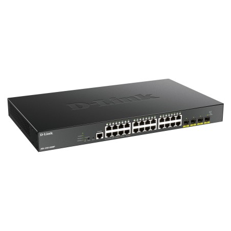 D-Link DGS-1250-28XMP Géré L3 Gigabit Ethernet (10/100/1000) Connexion Ethernet, supportant l'alimentation via ce port (PoE)