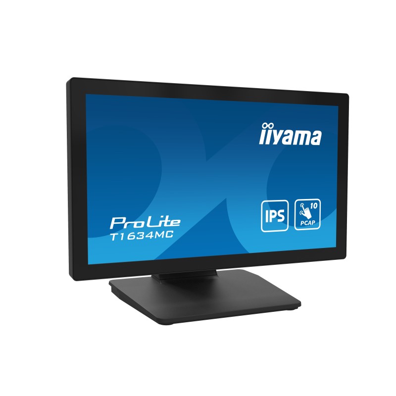 iiyama ProLite T1634MC-B1S écran plat de PC 39,6 cm (15.6") 1920 x 1080 pixels Full HD LED Écran tactile Noir iiyama ProLite T1634MC-B1S écran plat de PC 39,6 cm (15.6") 1920 x 1080 pixels Full HD LED Écran tactile Noir