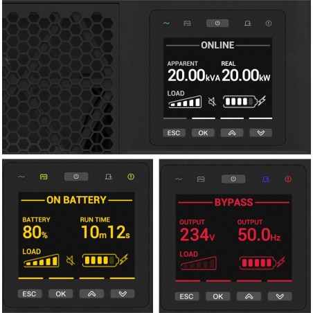 APC Smart-UPS On-line SRTG - onduleur - 20 KVA - 400V ou 230V avec batterie