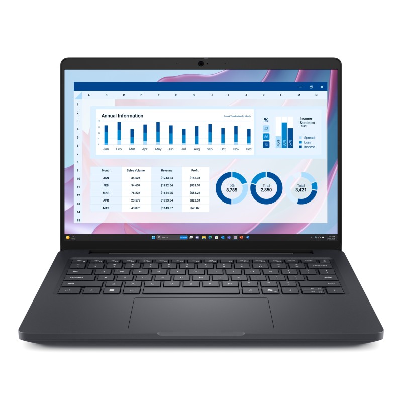 DELL Pro Max 14 MC14255 Copilot+ PC AMD Ryzen AI 7 PRO 350 Station de travail mobile 35,6 cm (14") Full HD+ 32 Go LPDDR5x-SDRAM