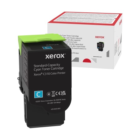 Xerox Cartouche de toner Cyan de Capacité standard Imprimante couleur ® C310 multifonctions ® C315 (2000 pages) - 006R04357