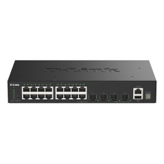 D-Link DGS-1530-20 E commutateur réseau Géré L2 Gigabit Ethernet (10 100 1000) Noir