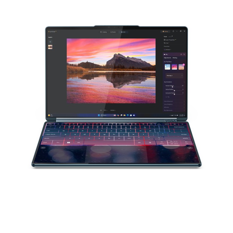 Lenovo Yoga Book 9 14IAH10 Intel Core Ultra 7 255H Hybride (2-en-1) 35,6 cm (14") Écran tactile 2.8K 32 Go LPDDR5x-SDRAM 1 To
