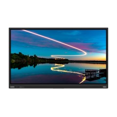 Lenovo ThinkVision T86 écran plat de PC 2,18 m (86") 3840 x 2160 pixels 4K Ultra HD LED Écran tactile Noir