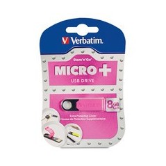 Verbatim Store 'n' Go 8GB lecteur USB flash 8 Go USB Type-A 2.0 Noir, Rose