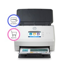 HP Scanjet Enterprise Flow N7000 Alimentation feuille à feuille de scanner 600 x 600 DPI A4 Blanc