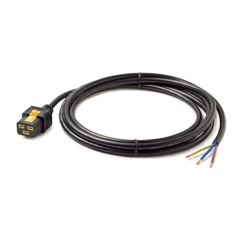 APC NetShelter - Cordon d'alimentation - Verrouillable - 3m - C19 - Rewireable APC NetShelter - Cordon d'alimentation - Verrouillable - 3m - C19 - Rewireable