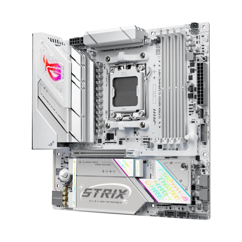 ASUS ROG STRIX B850-G GAMING WIFI AMD B850 Emplacement AM5 micro ATX ASUS ROG STRIX B850-G GAMING WIFI AMD B850 Emplacement AM5 micro ATX