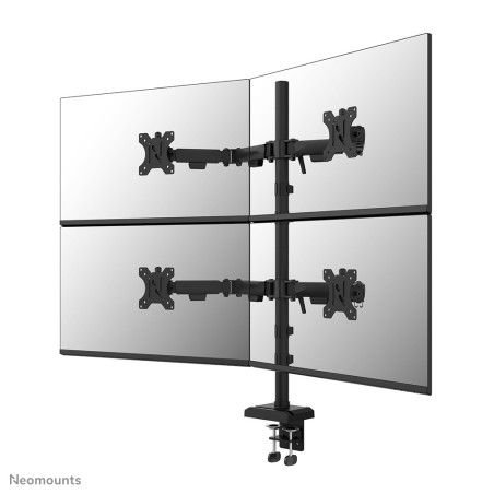 Neomounts DS60-600BL2-2 Bras de moniteur quadruple 10-32"