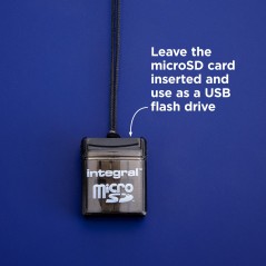 Integral INCRMSDMINIUSB lecteur de carte mémoire