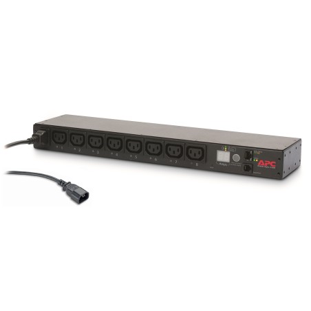 APC Netshelter - Bandeau de prises commutées rackable - 1U 12A 208V 10A 230V