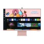 Samsung S32BM80PUU écran plat de PC 81,3 cm (32") 3840 x 2160 pixels 4K Ultra HD LED Rose, Blanc
