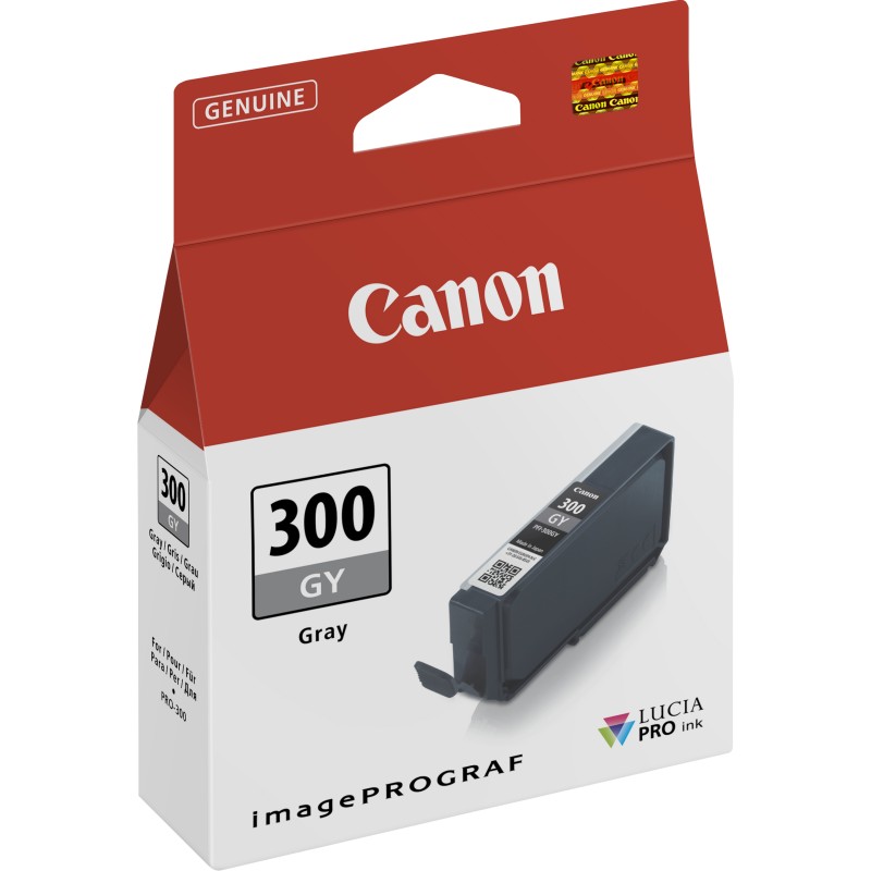 Canon Cartouche d'encre grise PFI-300GY Canon Cartouche d'encre grise PFI-300GY