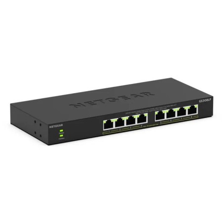 NETGEAR GS308LP Non-géré Gigabit Ethernet (10 100 1000) Connexion Ethernet, supportant l'alimentation via ce port (PoE) Bureau
