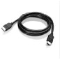Lenovo 2.0m DVI câble DVI 2 m DVI-D Noir