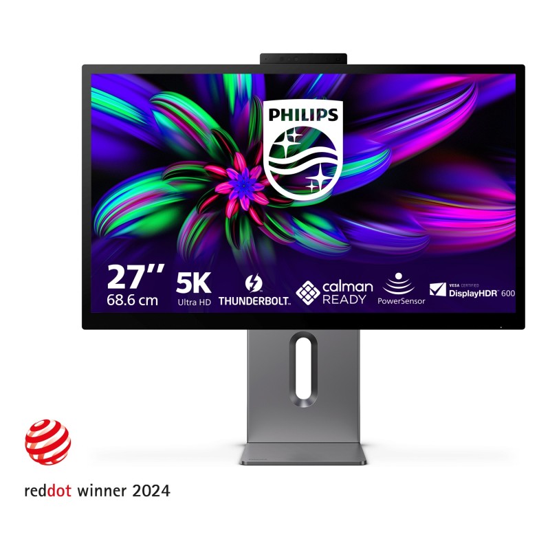 Philips Brilliance 27E3U7903/00 écran plat de PC 68,6 cm (27") 5120 x 2880 pixels 5K Ultra HD LCD Gris Philips Brilliance 27E3U7903/00 écran plat de PC 68,6 cm (27") 5120 x 2880 pixels 5K Ultra HD LCD Gris