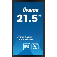 iiyama TF2238MSC-B1 écran plat de PC 53,3 cm (21") 1920 x 1080 pixels Full HD LED Écran tactile Noir