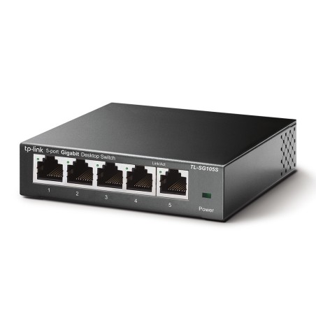 TP-Link TL-SG105S Non-géré Gigabit Ethernet (10/100/1000) Noir