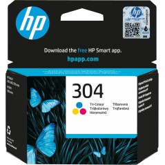 HP 304 Cartouche d’encre trois couleurs authentique