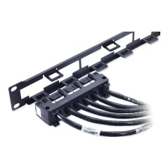 APC 50ft Cat6 UTP, 6x RJ-45 - 6x RJ-45 câble de réseau Noir 15,24 m U UTP (UTP)