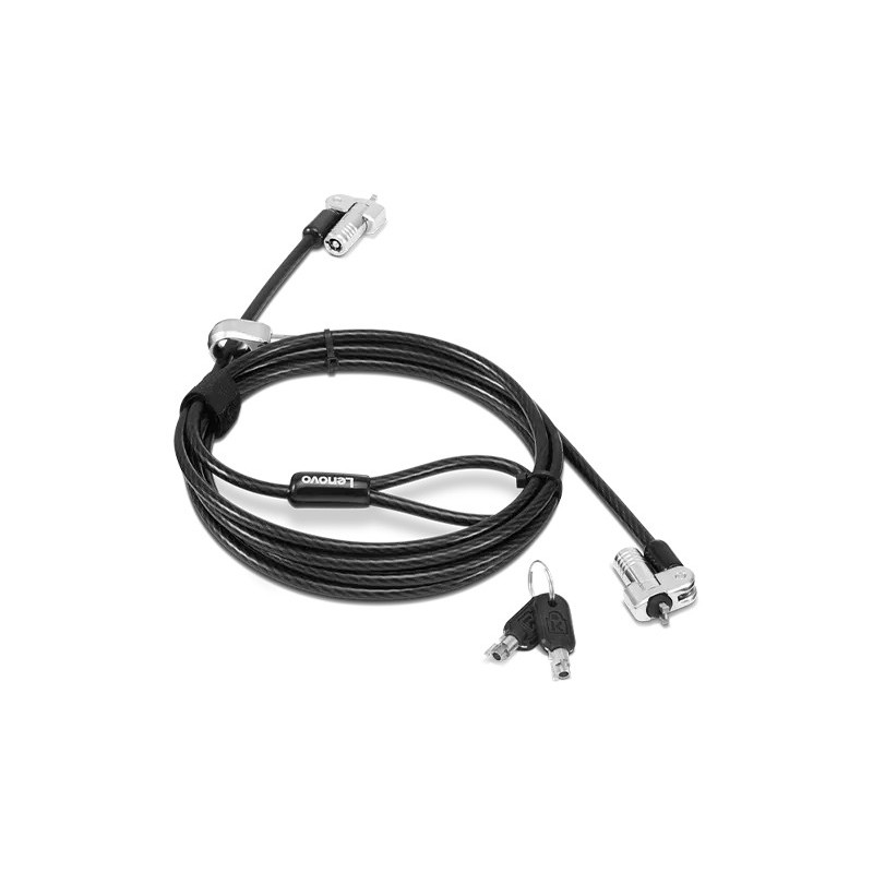 Lenovo 4XE1B81916 câble antivol Noir 1,8 m Lenovo 4XE1B81916 câble antivol Noir 1,8 m
