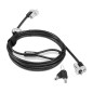 Lenovo 4XE1B81916 câble antivol Noir 1,8 m Lenovo 4XE1B81916 câble antivol Noir 1,8 m
