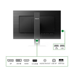 Philips 242B1G 00 écran plat de PC 60,5 cm (23.8") 1920 x 1080 pixels Full HD LED Noir