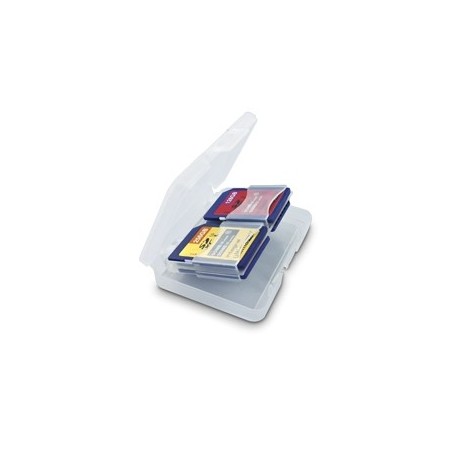 Integral INSD4CARDCASE logement pour carte mémoire 4 cartes Transparent