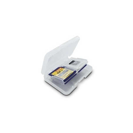 Integral INSD4CARDCASE logement pour carte mémoire 4 cartes Transparent