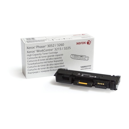 Xerox Cartouche de toner Noir de Grande capacité Phaser® 3052 3260, WorkCentre® 3215 3225 (3000 pages) - 106R02777