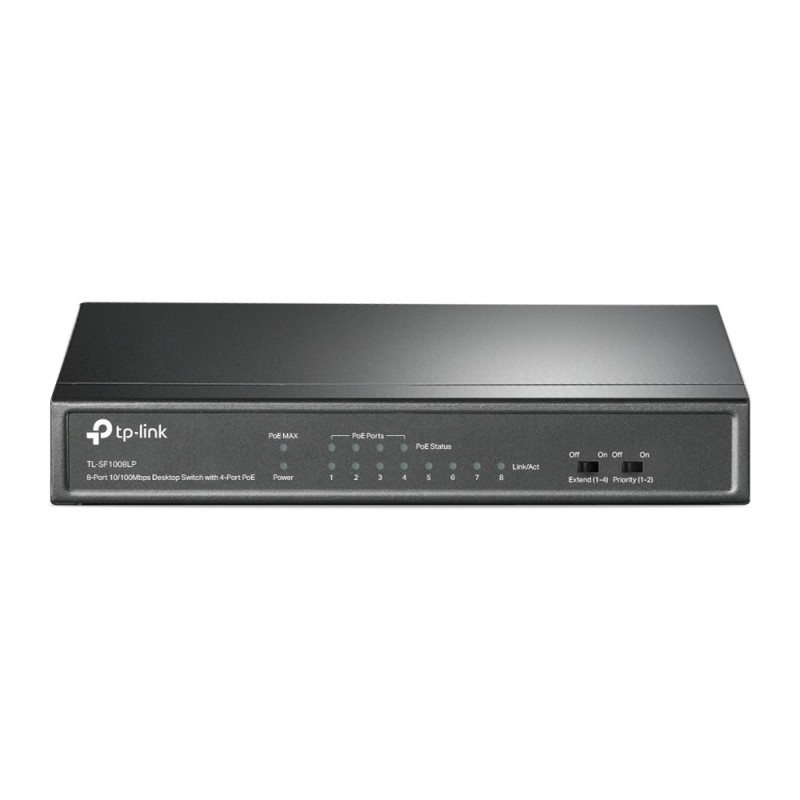 TP-Link TL-SF1008LP commutateur réseau Non-géré Fast Ethernet (10/100) Connexion Ethernet, supportant l'alimentation via ce TP-Link TL-SF1008LP commutateur réseau Non-géré Fast Ethernet (10/100) Connexion Ethernet, supportant l'alimentation via ce
