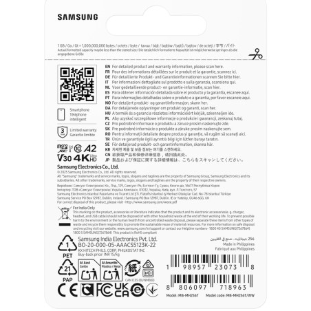 Samsung Carte microSDXC™ UHS-I 256 Go