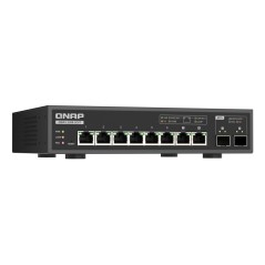 QNAP QSW-L3208-2C6T commutateur réseau Géré L2 10G Ethernet (100 1000 10000) Bureau Noir