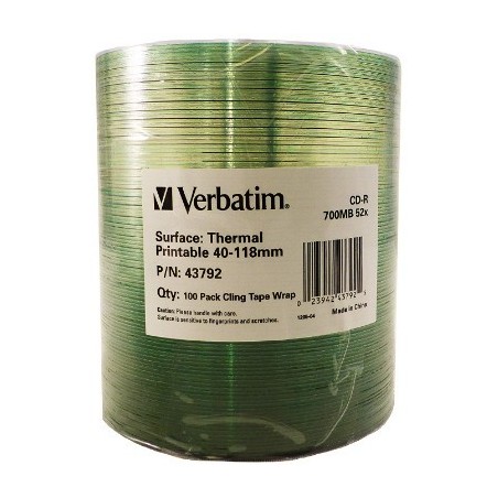 Verbatim 43792 CD vierge CD-R 700 Mo 52x 100 pièce(s)