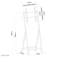 Neomounts PLASMA-M1000 Support au sol pour écran 32-55"