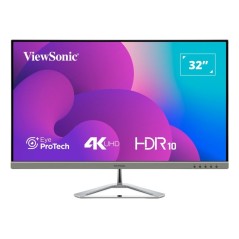 Viewsonic VX3276-4K-MHD-2 écran plat de PC 81,3 cm (32") 3840 x 2160 pixels 4K Ultra HD LCD Noir, Argent