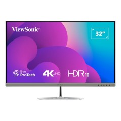 Viewsonic VX3276-4K-MHD-2 écran plat de PC 81,3 cm (32") 3840 x 2160 pixels 4K Ultra HD LCD Noir, Argent