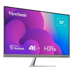 Viewsonic VX3276-4K-MHD-2 écran plat de PC 81,3 cm (32") 3840 x 2160 pixels 4K Ultra HD LCD Noir, Argent