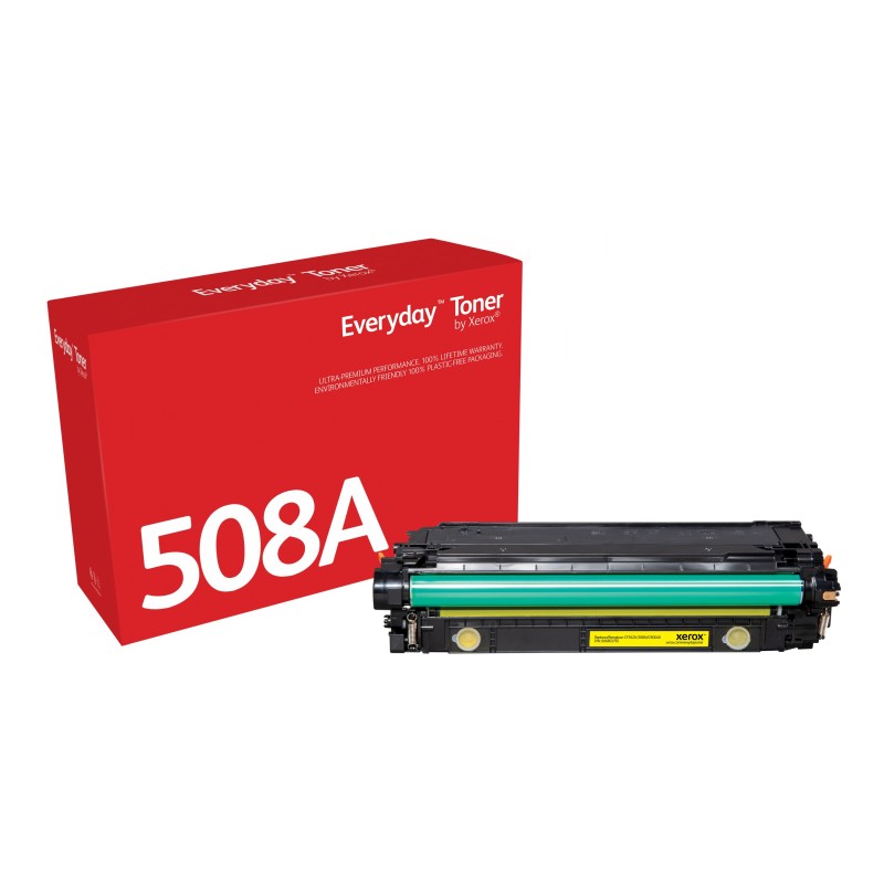 Toner Everyday™ Jaune de Xerox compatible avec HP 508A (CF362A), Capacité standard Toner Everyday™ Jaune de Xerox compatible avec HP 508A (CF362A), Capacité standard