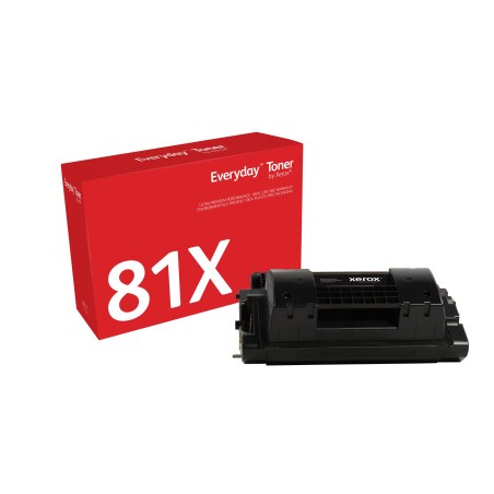 Toner Everyday™ Noir de Xerox compatible avec HP 81X (CF281X), Grande capacité