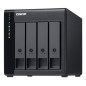 QNAP TL-D400S Boîtier de disques de stockage Boîtier disque dur/SSD Noir, Gris 2.5/3.5"
