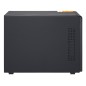 QNAP TL-D400S Boîtier de disques de stockage Boîtier disque dur/SSD Noir, Gris 2.5/3.5"