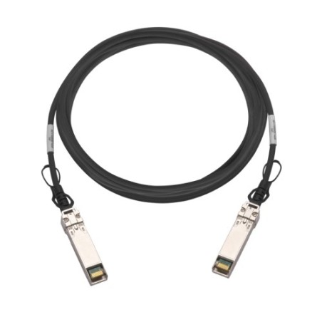 QNAP CAB-DAC30M-SFP28 câble InfiniBand et à fibres optiques 3 m QSFP28 Noir