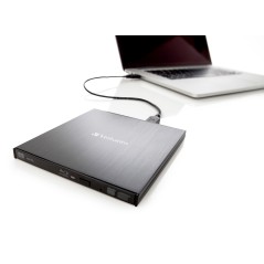Verbatim External Slimline lecteur de disques optiques Blu-Ray RW Noir